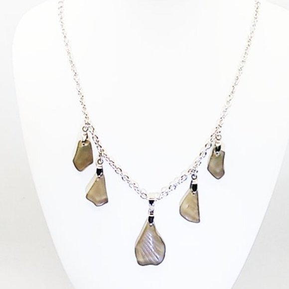 Handmade Wenge Sea Glass Jewelry Set - Picture 2 of 4